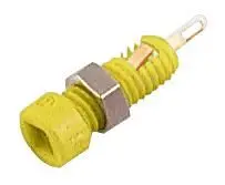 MC (MULTI CONTACT) パネルマウントソケット 2mm 10A イエロー (10個入り)