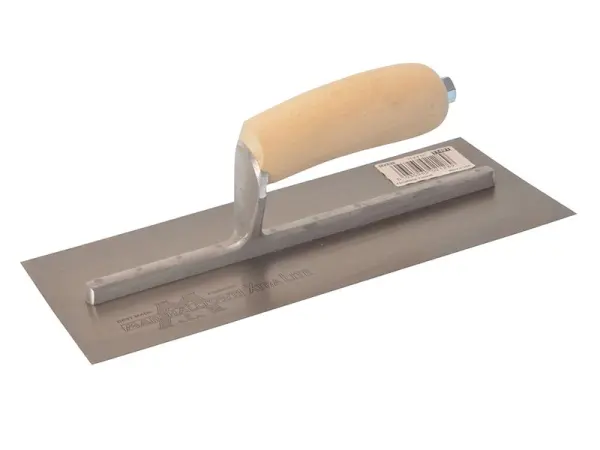 Marshalltown MXS3 Plasterer's Finishing Trowel, Wooden Handle, 11 x 4.75in