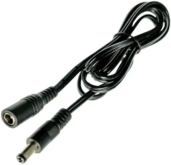 TIGER POWER SUPPLIES Prodloužovací kabel 2,1mm DC, 16AWG, 1,5m, černý