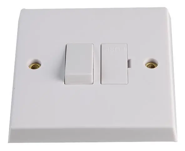 VOLEX Interruptor de Fuga Duplo Polo 13A com Fusível, Branco
