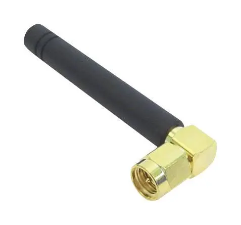 SIRETTA Delta 2A 90° Stubby Antenna, SMA Male, Quad Band