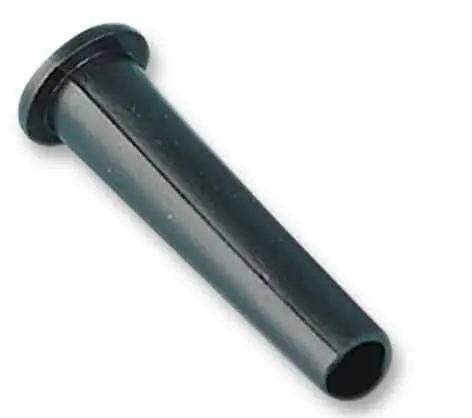 PRO POWER PVC Kabeldoorvoersleeves, Zwart, 6,2mm, 50 Stuks