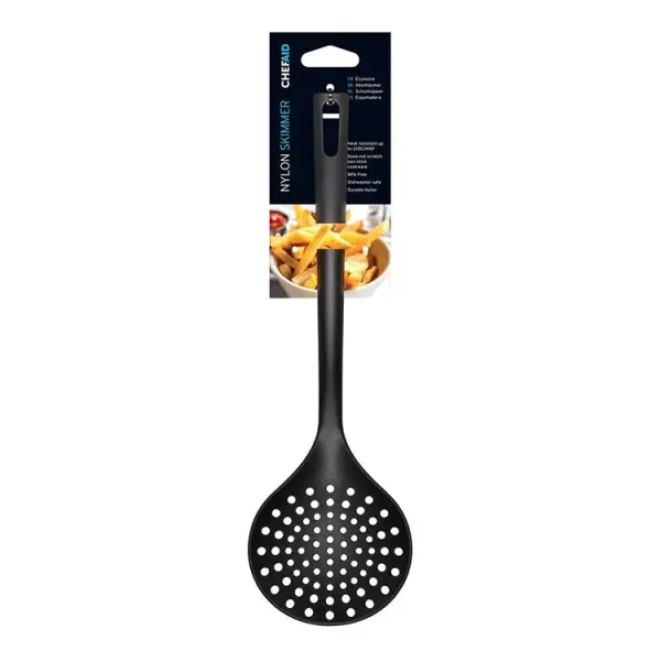 Chef Aid Nylon Skimmer, Black