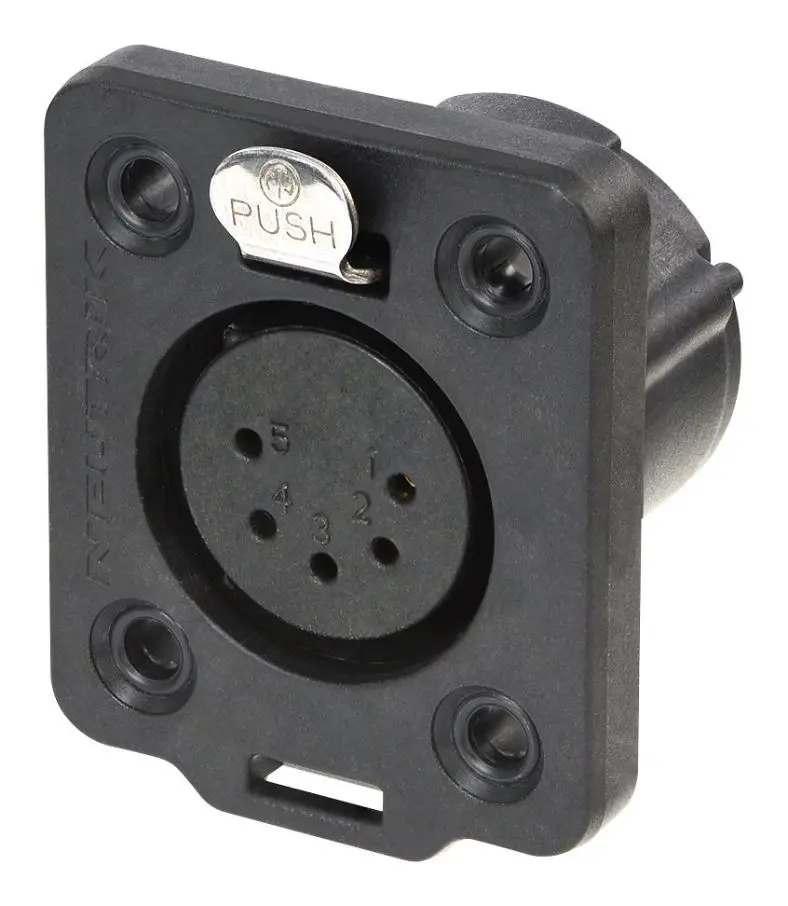 NEUTRIK NC5FDX-TOP 5극 XLR 암 커넥터, IP65 방수