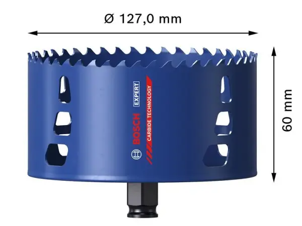 Bosch EXPERT Multi Material PC Plus Hole Saw - 127mm
