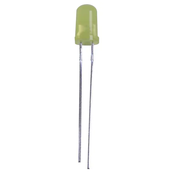 Pro Signal UK Diffused LED 18mA - Yellow 5mm 2.2V