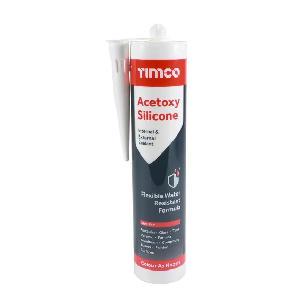 TIMCO Acetoxy Silicone - Putih (Saiz 300ml - 1 Unit)