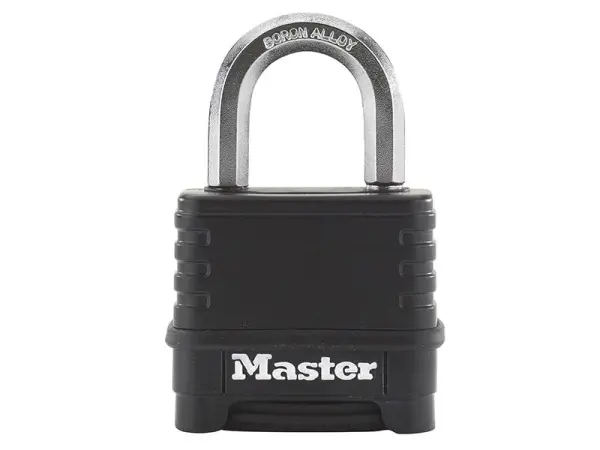 Master Lock Excell 4-Digit Combination Padlock, 50mm, Black
