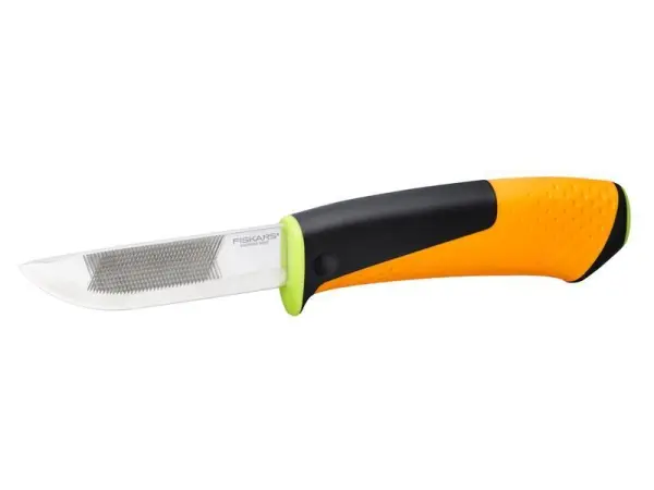 Fiskars ヘビーデューティーナイフ シャープナー付き 21.9cm