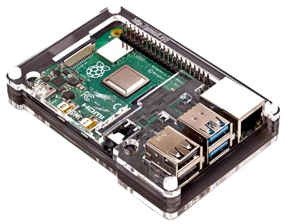 Pimoroni Pibow Coupe 4 case pro Raspberry Pi 4 B, Ninja Black