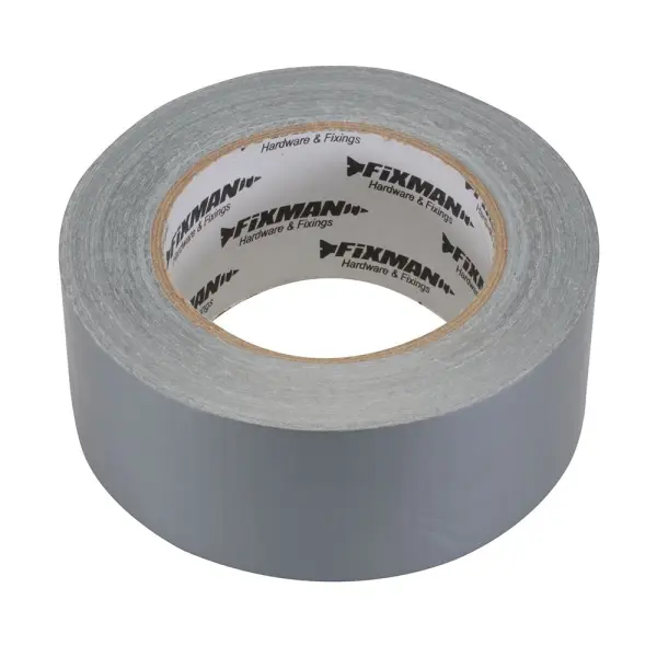 Fixman Fita Isoladora Super Resistente, 50mm x 50m, Prateada