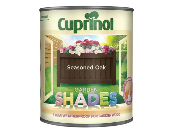 Cuprinol Garden Shades Seasoned Oak Wood Stain, 1L
