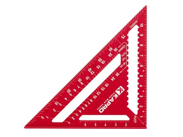 Kapro 446 Squadra per Travi, Alluminio, 18 cm