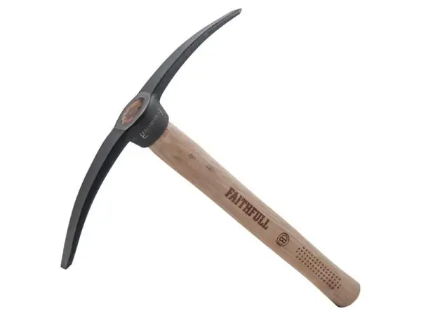 Burin à mortier et pioche Faithfull, manche en hickory FSC, 300mm