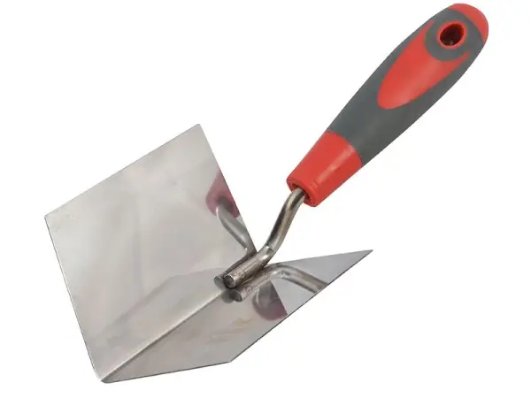 Faithfull Internal Corner Trowel, Stainless Steel, 100mm (4in)