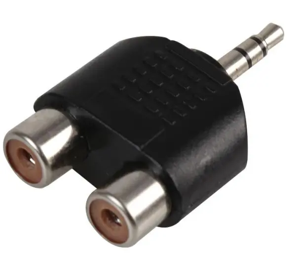 PRO SIGNAL Adaptador 2x RCA para 3.5mm Mono