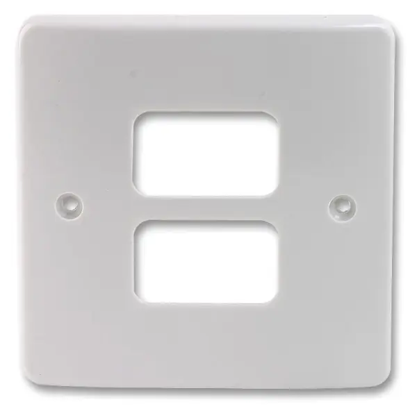 MK - Grid Plus 1-fach Frontplatte für 2 Module