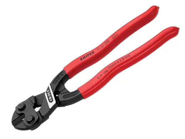 Knipex CoBolt - Gearraithí Boltaí Comhbhrúite, Lámhleáin PVC, 200mm