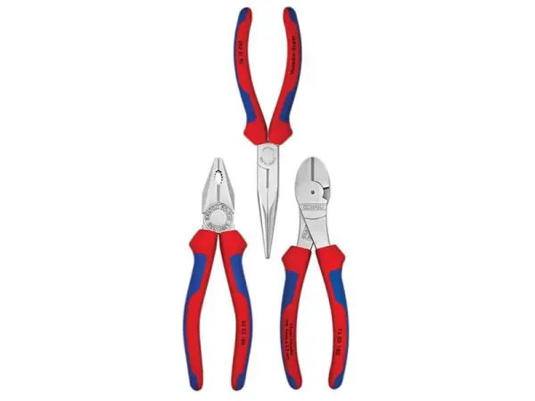 Knipex 00 20 11 Assembly Pack Plier Set, 3 Piece