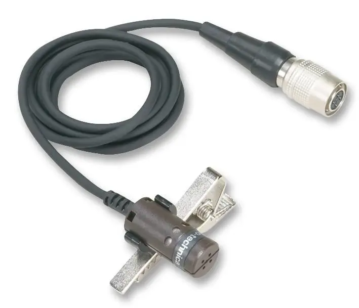 Audio-Technica AT829cW Micro-cravate à condensateur professionnel