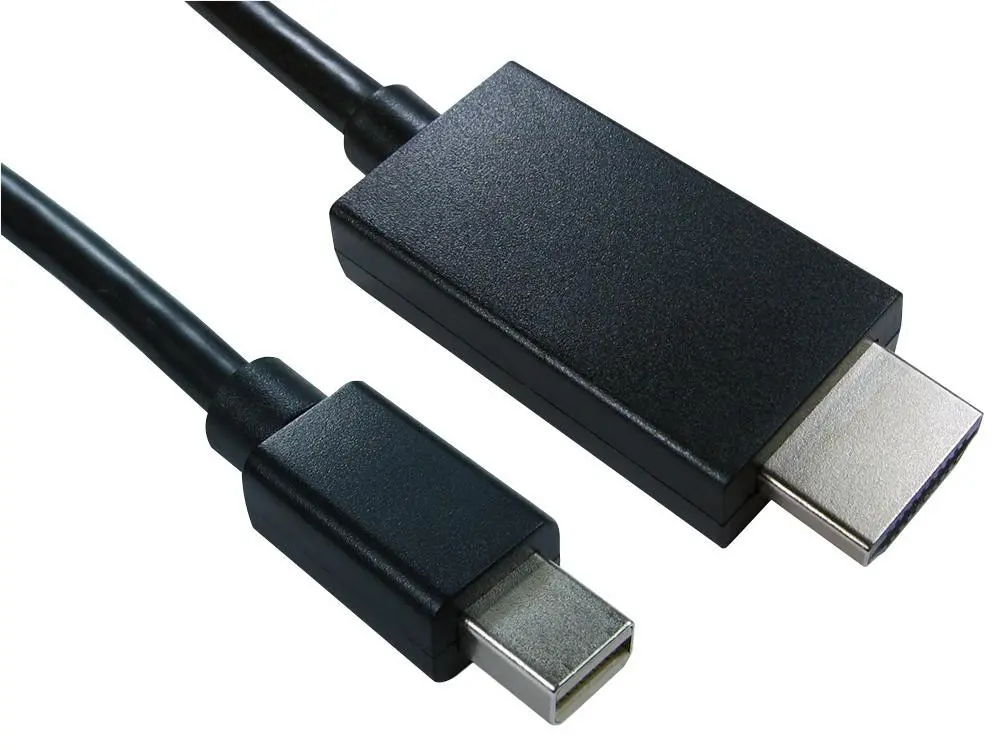 PRO SIGNAL Mini DisplayPort to HDMI Cable, 2m, 1080p, Black