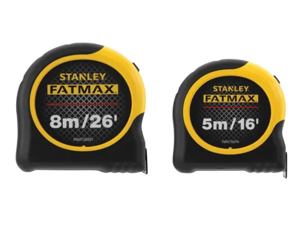 STANLEY FatMax Classic Duo de Fitas Métricas 5m e 8m, Largura 32mm
