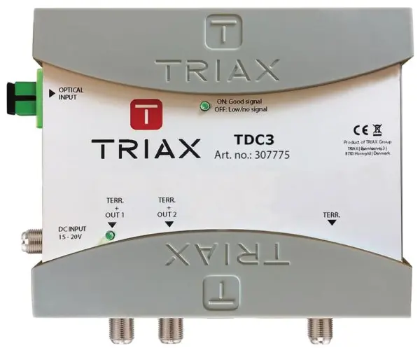 TRIAX dSCR OPTO Converter with TER & TDC3