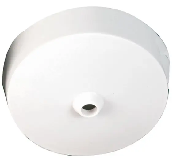 PRO ELEC Plafonnier blanc, 6A, conforme à la norme BS 67