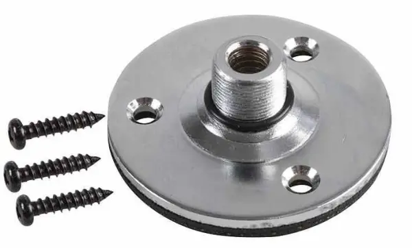 Pulse Microfoon Flensbevestiging in Chroom, 60mm