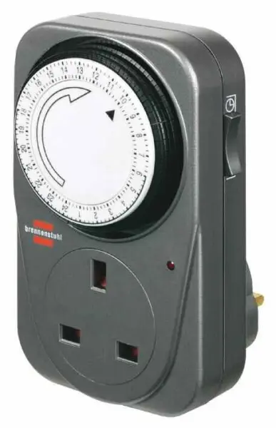 BRENNENSTUL Timer Programmabile MZ 20 24 Ore per Presa