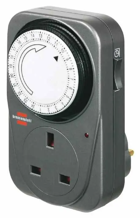 BRENNENSTUHL MZ 20 Χρονομετρητής Πρίζας 24 Ωρών