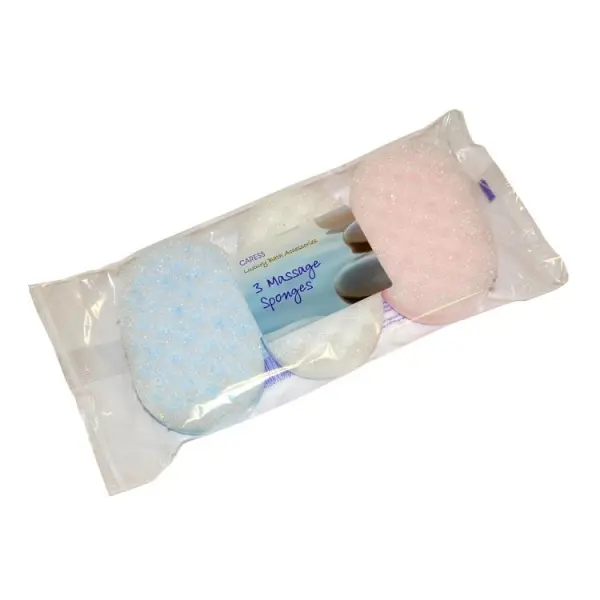Caress Luxury Massage Sponge 3 Pack