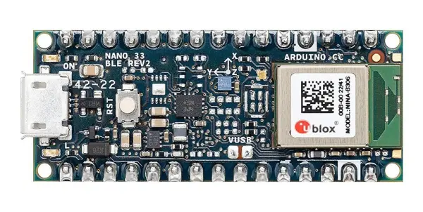 Arduino Nano 33 BLE Rev2 Development Board with Headers