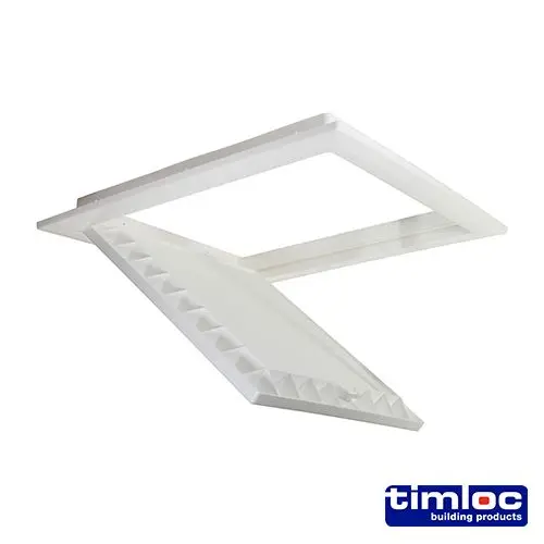 Timco White Hinged Loft Access Door, Plastic, 562 x 662mm