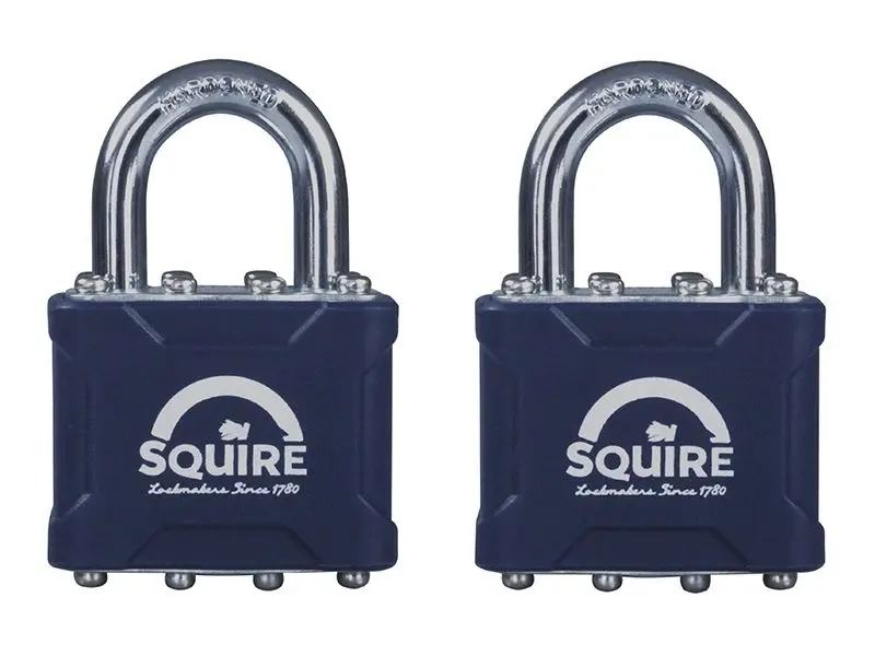 Squire 35T Stronglock Padlock, 38mm, Keyed Alike (Pack of 2)