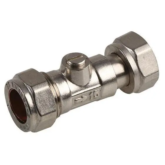 15mm x 1/2 Inch Straight Service Valve