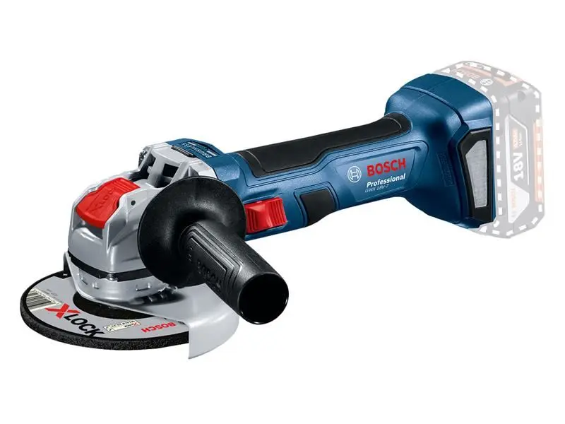 Bosch GWX 18V-7 Professional X-LOCK Rebosadora 115mm (Unidade Nua)