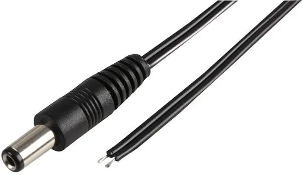 PRO POWER - Príomhchonductor 2.5mm DC le Críochbhealaí Loma, 1.5m