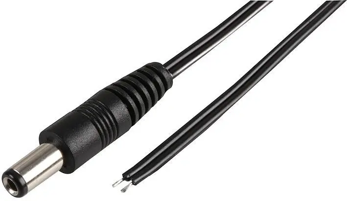 PRO POWER 2.5mm DC Plug to Bare Ends Power Lead, 1.5m