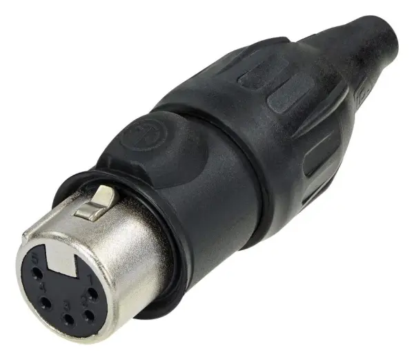 NEUTRIK Υποδοχή XLR 5-Pole, IP65, Χρυσές Επαφές, 16A