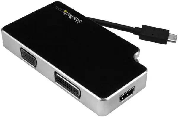STARTECH USB-C naar VGA/DVI/HDMI 4K Reisadapter