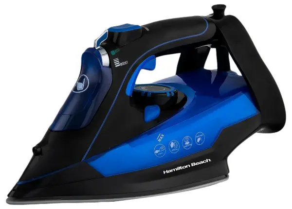 Hamilton Beach 3000W Steam Iron - Black Blue