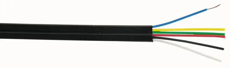 PRO POWER FCC-68 6-Πυρηνού Τηλεφωνικό & Δικτυακό Κάβο, Μαύρο, 100m