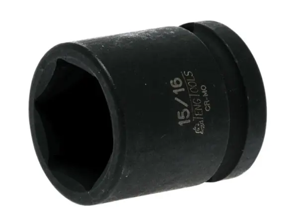 Teng Impact-socket, 1/2 inch aandrijving, 15/16 inch, zeshoekig 6-punts