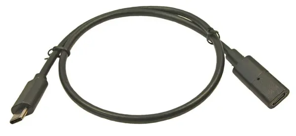 CLIFF USB-C Male to Female Extension Lead, 0.5m, USB 3.1 Gen 1