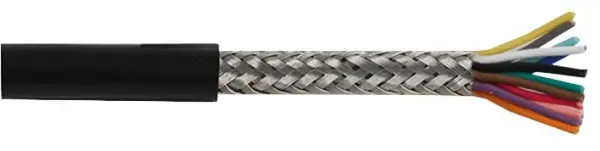 PRO ELEC - Cábla Scagtha 12-Croí, 0.2mm², PVC Dubh, 25m