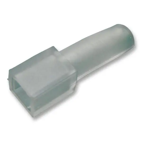 TAKBRO PVC Transparent Terminal Covers, 2.8mm x 0.5mm, Pack of 10