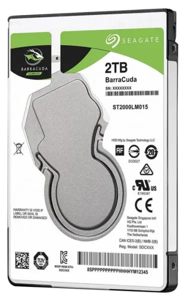 SEAGATE BarraCuda® 2,5″ 7mm Laptop-Festplatte, 2TB