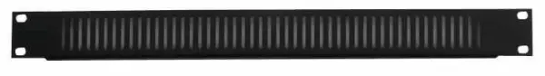 Pulse 19-palcový ventilační panel do racku - 1U, černý práškový nástřik