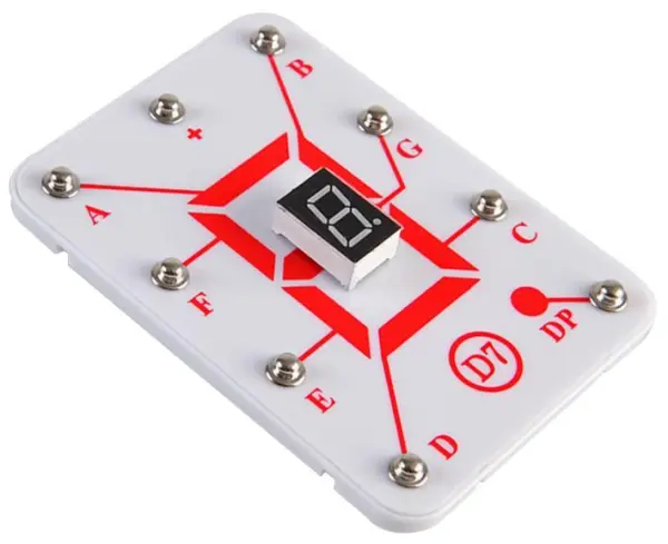 SNAP CIRCUITS 7段LED顯示模組 替換件